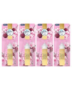 4 x Glade Sense and Spray Refill 18ml - Frosted Floral Cherries