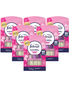 6 x 20ml Febreze 3Volution Plug in refill - Blossom & Breeze