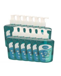 12 x Lavish Antibacterial Cool Menthol Hand Wash - 500ml Pack Cleansing