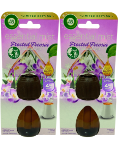 2 x Air Wick Essential Oil Mist Refill - Frosted Freesia & Snowdrops