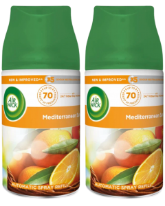 2 x Air Wick Freshmatic Automatic Spray Refill 250ml - Mediterranean Sun
