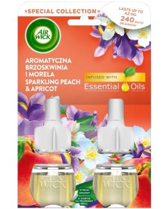 2 x Air Wick Plug in Oil Refills - Sparkling Peach & Apricot