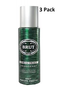 3 x Brut Deodorant Body Spray 200 ml - Original