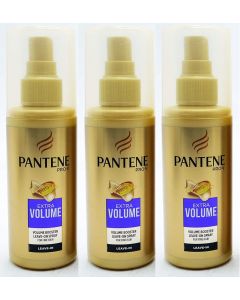 3 x 150ml Pantene Pro V Extra Volume Booster Leave-on Spray for Fine hair