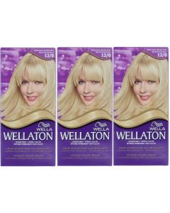 3 x Wellaton Intense Permanent Hair Color - Special Blonde Natural 12/0