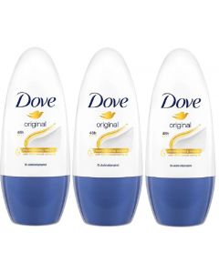 3 x Dove 48H protection Anti-perspirant Roll On 50 ml - Original