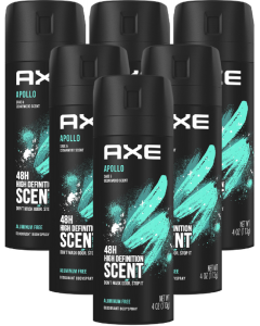 6 x Axe Deodorant Body Spray150ml - Apollo