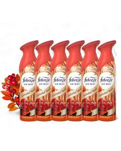 6 X 185 ml Febreze Air Mist Air Freshener Spray - Enchanted Forest