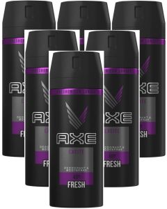 6 x Axe Deodorant Body Spray150ml - Excite
