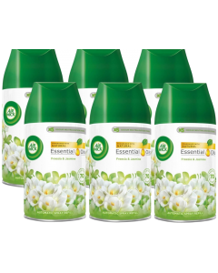 6 x Air Wick Freshmatic Max Automatic Spray Refill 250ml - Freesia & Jasmine