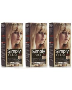 3 x Mellor & Russell Simply Permanent Hair Colour - 9 Natural Light Blonde