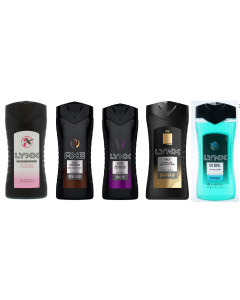 3 x 250ml Lynx Bodywash/Shower Gel