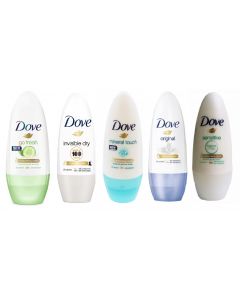 6 x Dove 48H protection Anti-perspirant Roll On 50 ml - Choose Fragrance