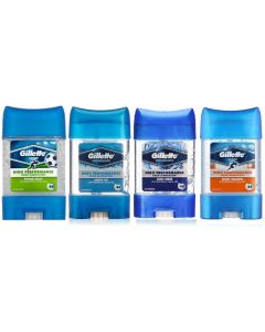 6 x Gillette Antiperspirant Clear Gel 70ml - Choose Fragrance