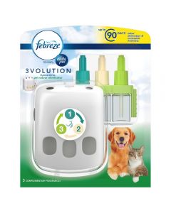 1 x Ambi Pur 3Vol Plug-in Air Freshener Unit & Refill Pet Odour Eliminator, 20 ml