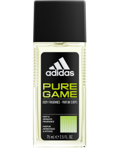 3 x Adidas Pure Game Body Fragrance for Men 75ml