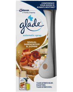 1 X Glade Automatic Spray Complete Unit + 269ml Refill - Sandalwood & Jasmine